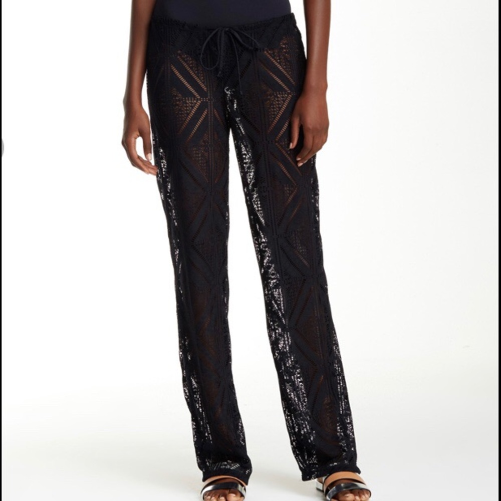 Laundry by shelli segal crochet flare pant